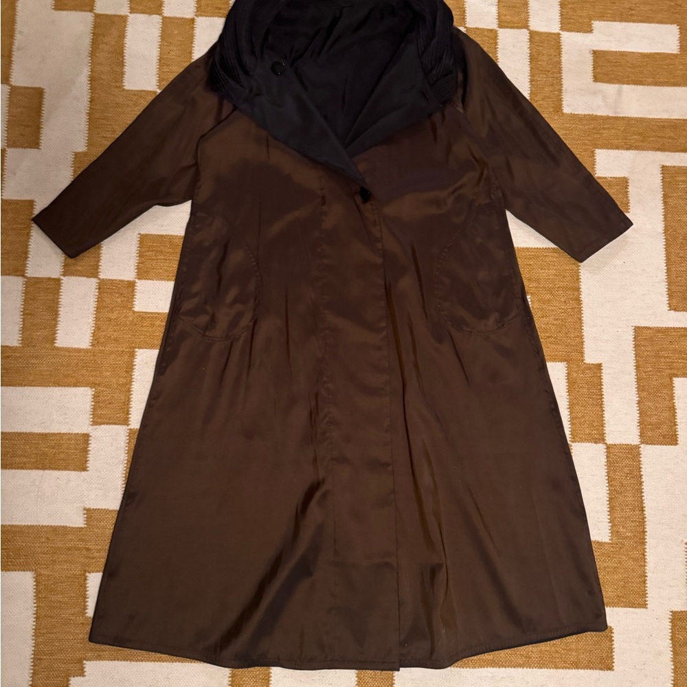 Elegant Black Trench Coat